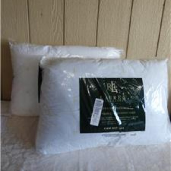 Lauren Ralph Lauren | Bedding | 2 Ralph Lauren Logo Firm Density Standar  Pillows | Poshmark